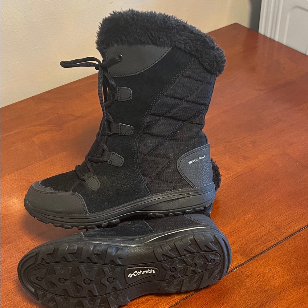 Columbia Women's Black Waterproof Winter Boots